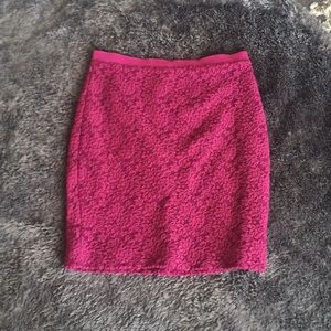 Dark Fuchsia pencil skirt
